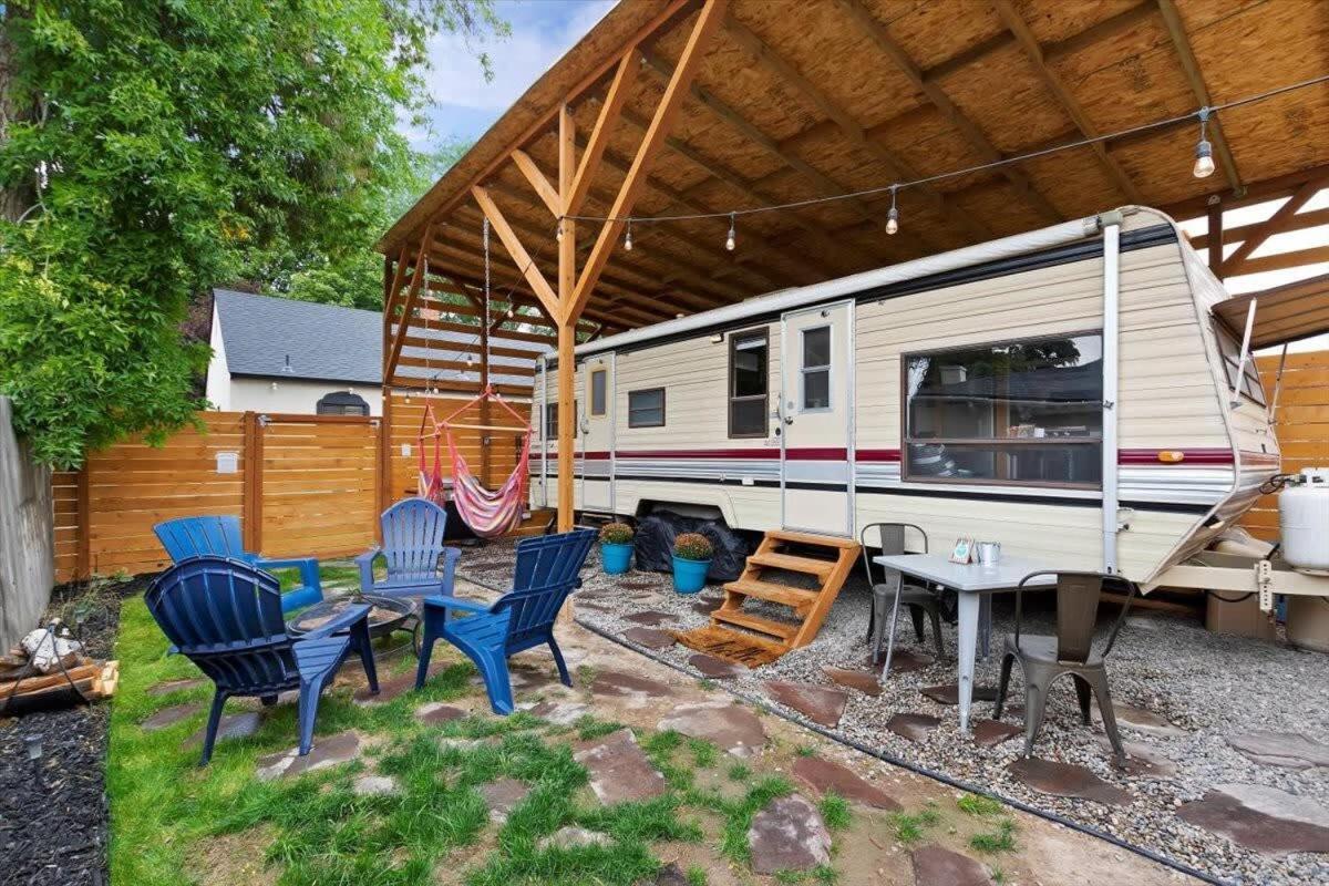 #Stayinmydistrict Twin Falls Backyard Glamper Exterior photo